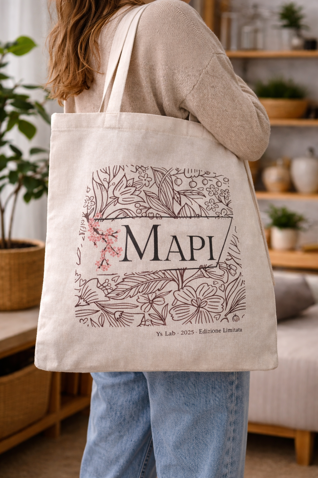 LIMITED EDITION - TOTE FIORI DI CILIEGIO